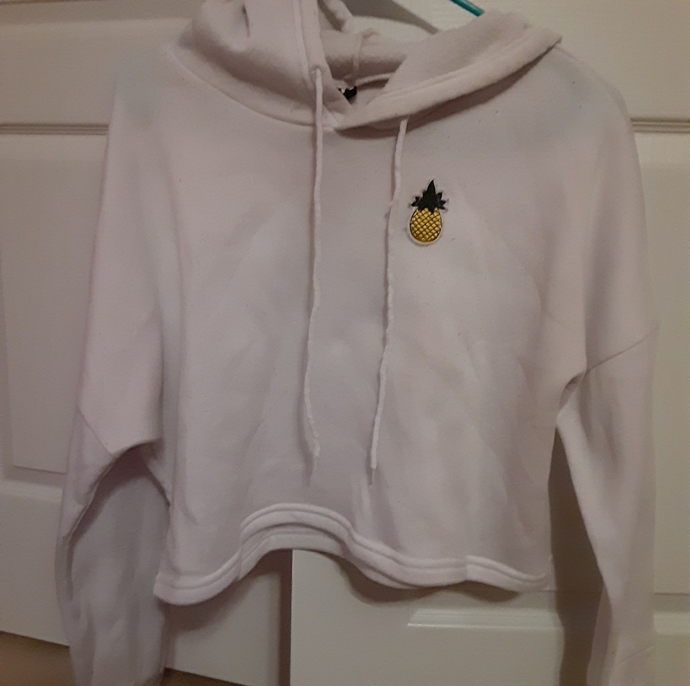 Cropped pineapple hoodie